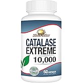 Rise-N-Shine Catalase Extreme Supplement 10,000 with Saw Palmetto, Biotin, Fo-Ti, PABA - Hair Supplements for Strong Hair - 60 Capsules