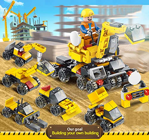 image for Eholder Building Blocks for Kids, Easter Eggs Filled with Toy Construc