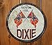 Dixie Gas - Weathered Round Metal Tin Sign
