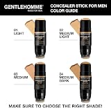 Gentlehomme Men's Concealer Stick with Brush Medium 8g Dark Circles Eraser Full view 8