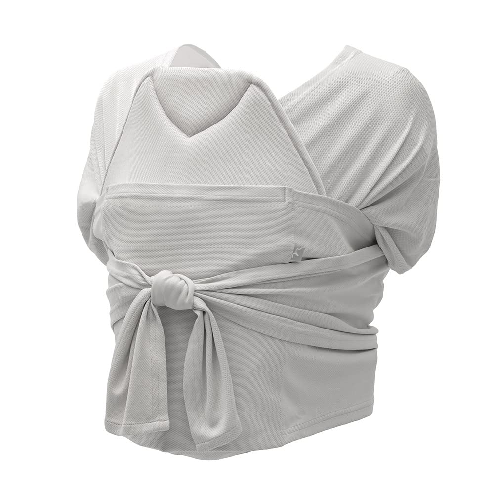 ネンネラテ ニットベビーキャリー ヘッドサポート付き 抱っこひも P0590 ライトグレー商品画像