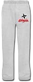 HYD Men's Workout Pants Ninja Makibisi Logo Poster Ash