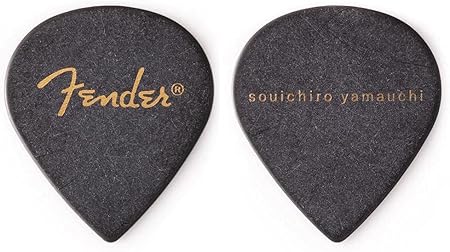 Amazon _ 【6枚セット】Fender Artist Signature Pick Souichiro Yamauchi_山内総一郎 フジファブリック シグネチャー ギター ピック _ ギターピック _ 楽器