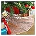 Glitter Tree Skirt 24 Inch Rose Gold Sequin Christmas Tree Skirt Embroidery Mats for Merry Christmas Party Christmas Tree Decoration (50 Inches, Rose Gold)