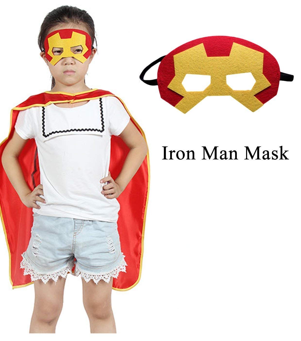 Morkia Masques de Super-Héros, 12pcs Masques pour Enfants Dress Up Masque de Super-héros Cosplay Pour Enfants Cadeaux D\'anniversaire et Fête d\'Anniversaire pour Filles, Garçons et enfants