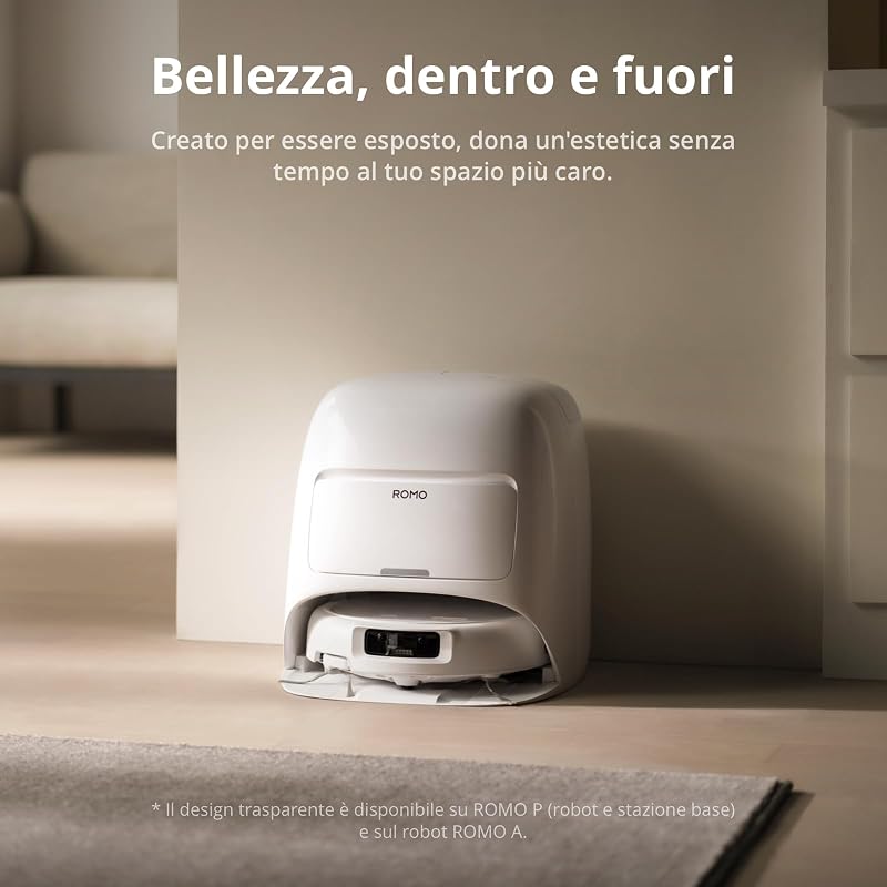 ROMO S robot aspirapolvere lavapavimenti, 25.000 Pa