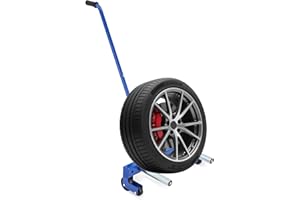 Garvee Adjustable Tire Dolly Cart, 500 lb Capacity, Heavy-Duty Tire Mover for Truck & Car, Mobile Storage Cart for Garage Wor