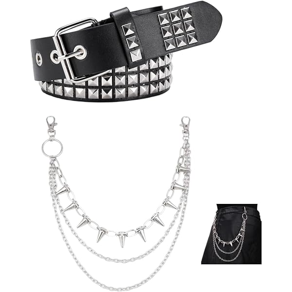 Star Belt, Star Necklace Pants Chain for Y2K Punk Rock EMO  display picture 3