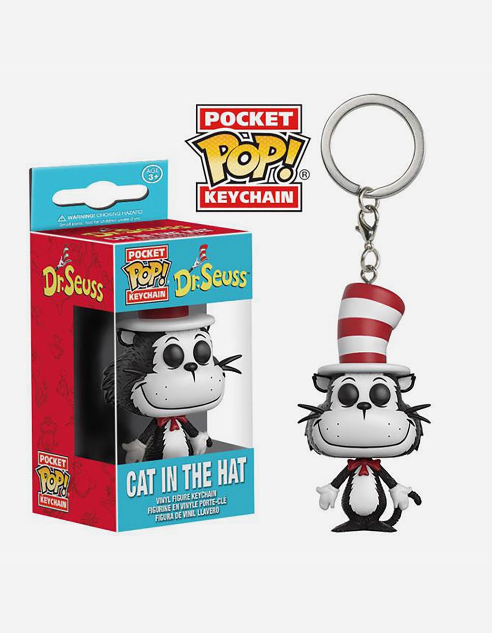 Funko Pocket Pop! Keychain: Dr. Seuss: The Cat In The Hat