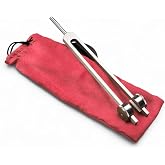 Low Om 68.05hz Weighted Tuning Fork for Healing, Made in The USA, Chakra Healing, Sound Therapy for Reducing Inflammation, Meditation, Relaxation, Sound Healing Instruments &amp; Sound Therapy Instruments