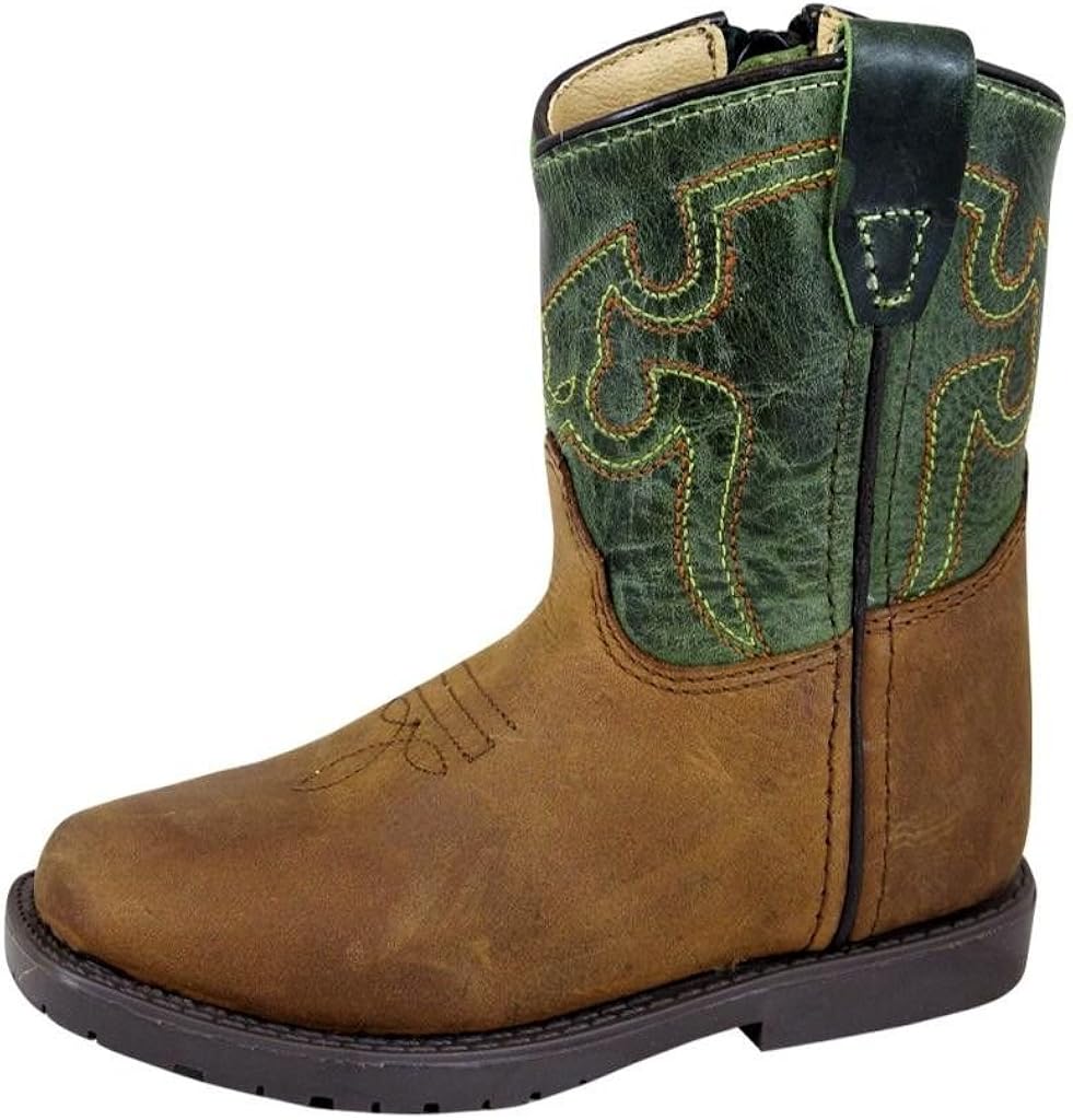 green cowboy boots