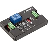 UCTRONICS DC 12V Programmable Time Delay Relay Module with Metal Enclosure, On Delay and Off Delay Timer for Automobile, Raspberry Pi, Industrial Control, and Other Automatic Control Projects