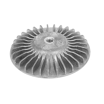 80mm OD 6.5mm Bore Aluminium 31 Vanes Lüfterrad für Elektromotor