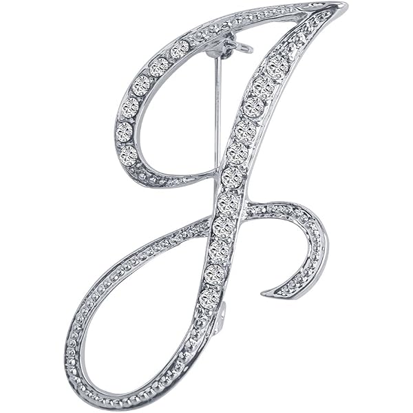 Custom Beaded Gold Letter Brooch.Embroidered Initial Brooch.Customized