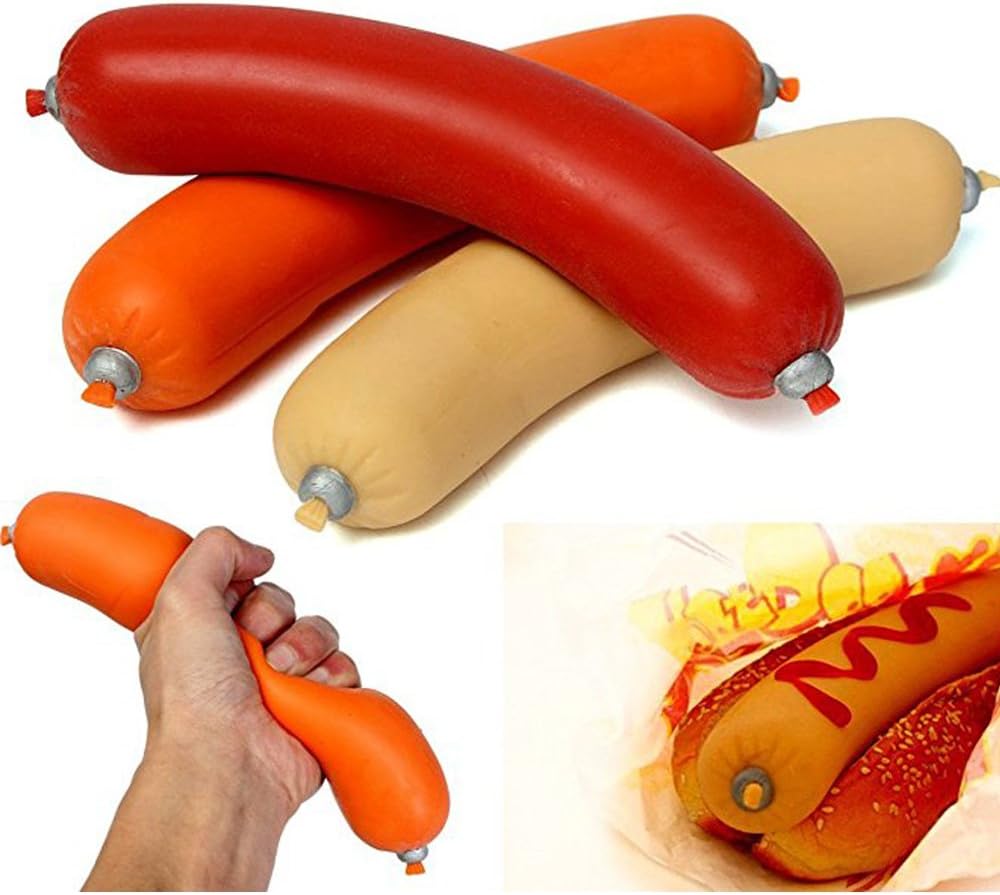 sausage stress toy