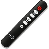 SWYNGO Universal TV Remote Control for Seniors or Children Compatible with LG, Samsung and Sony (Preconfigured) - Includes Le