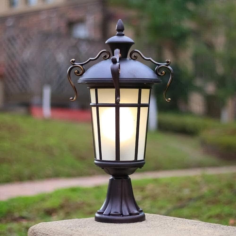 JYXMY Columna Faro Retro Jardín Columna Faro Exterior Retro Externa