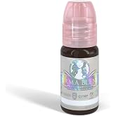 Perma Blend Espresso Brown Tattoo Ink 0.5 oz | Vegan Formula Pigment, Professional Tattooing Supplies, Suitable for Microblading