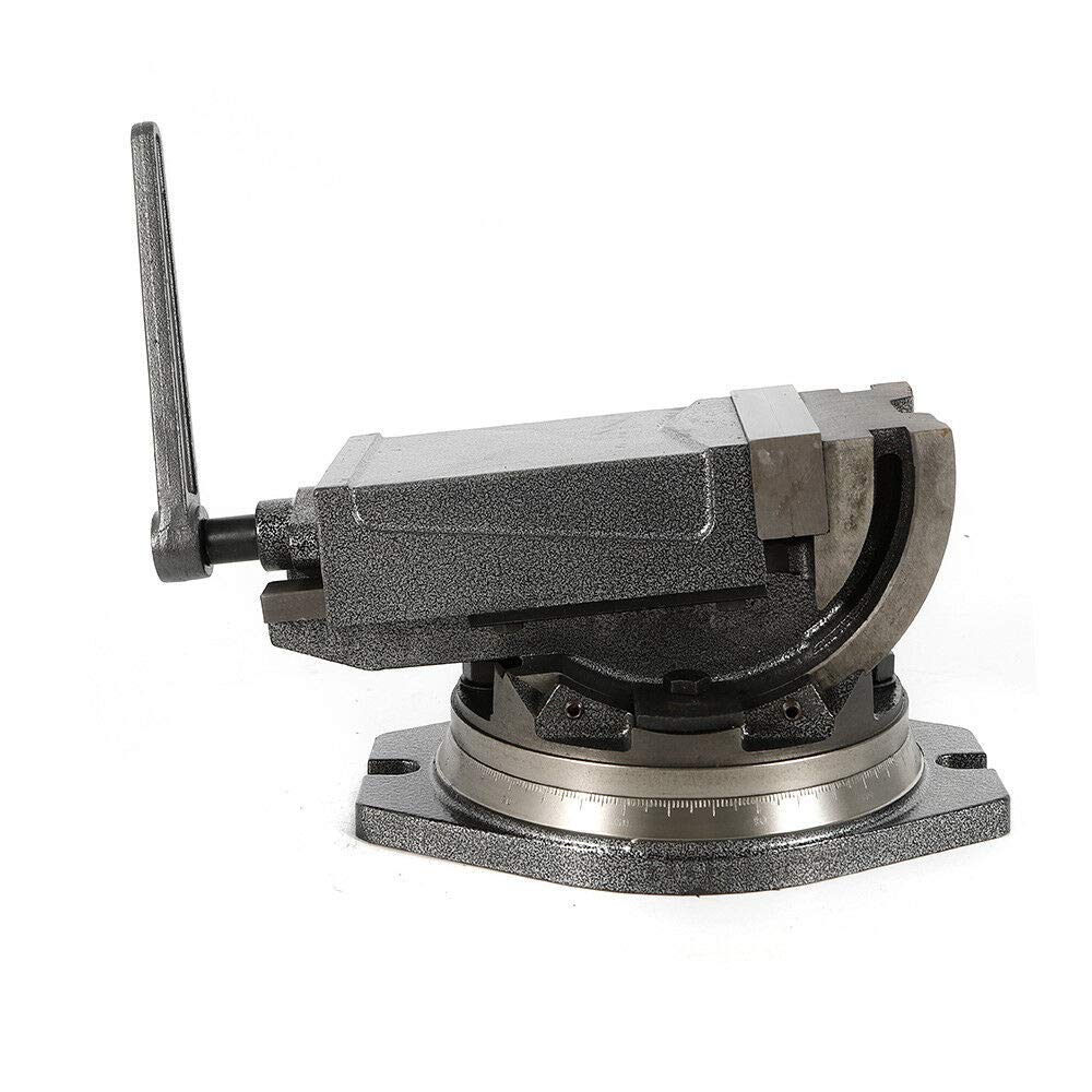 5 Precision Milling Vise Tilting Clamp Vise Swivel Base Angle Tilting 2