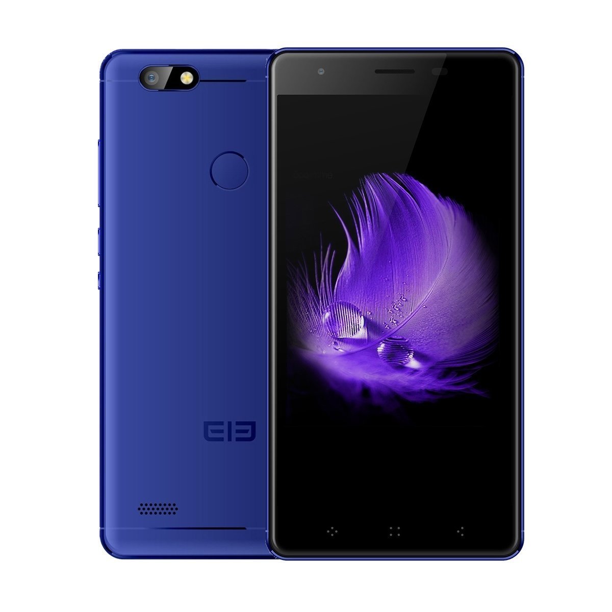 Elephone C1 Mini Migvela Smartphone Android 6.0 4G LTE Quad-Core 5 Inch 1280*720 pixel HD Mobile,1GB RAM 16GB ROM Dual Cameras Dual SIM with Fingerprint(Blue)