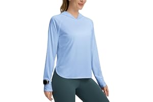 SEAMAID Women's UPF 50+ Sun Shirt SPF Long Sleeve Lightweight Hoodie UV Protection Clothing Hiking Fishing Outdoor