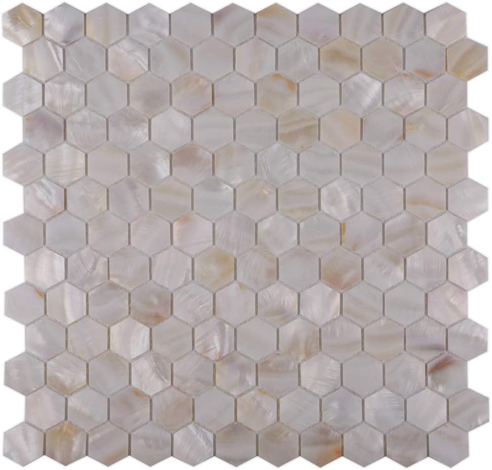 CHOIS Wholesale Mother of Pearl Shell Backsplash Hexagon Mosaic Tiles Home Walls Tile A301