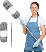 ArobiaSB 2025 Upgraded Microfiber Telescopic Duster 110in Extendable Pole view 1