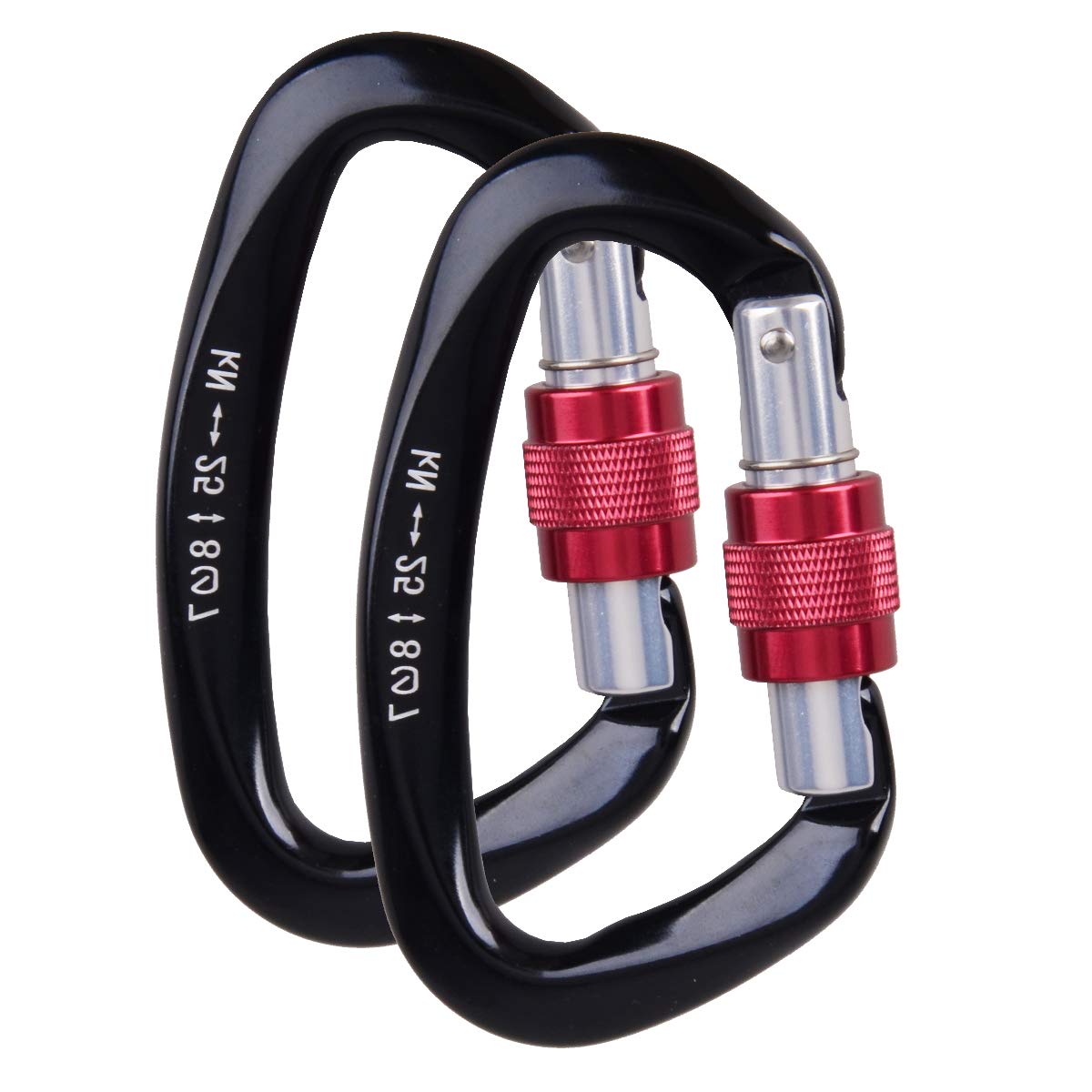 Keychain FTON Locking Carabiners 12KN/2697lbs Aerospace Aluminum Alloy