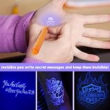 OFFCUP Invisible Ink Spy Pen Set 16pcs UV Light Notebooks Detective Gift view 4