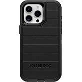 OtterBox iPhone 15 Pro Max (Only) - Defender Series Case - Black - Case Only - Screenless - Rugged & Durable - with Port Protection - Microbial Defense Protection