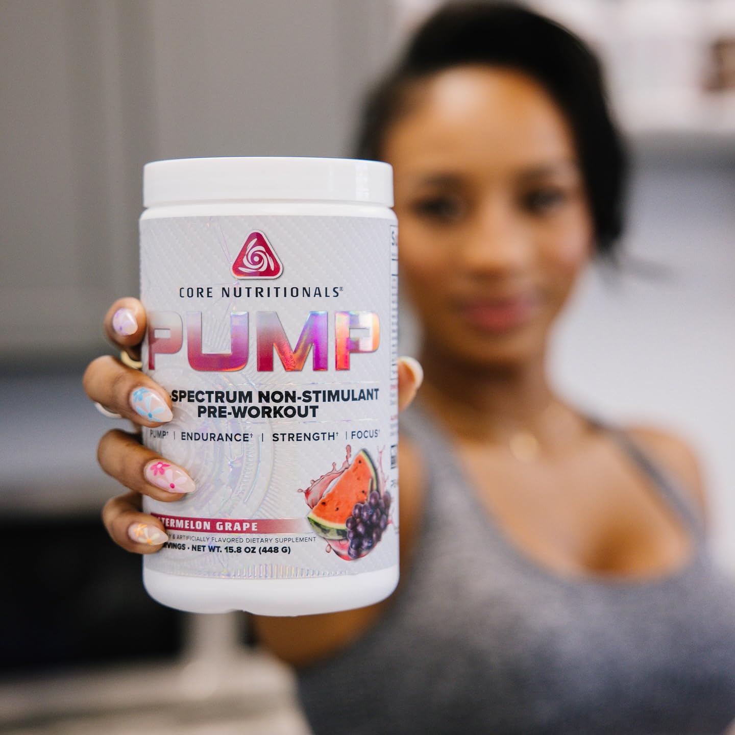 Core Nutritionals Pump Full-Spectrum Non-Stimulant Pre-Workout, with N03T Nitrate, Peak02, Alpha GPC, for Maximum Pump, Strength, and Performance 20 Servings (Black Lightning)