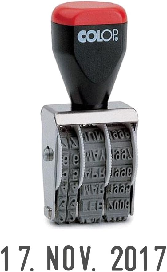COLOP 04000 Date Stamp and Operating Holiday Stamp Date Stamp 4 mm