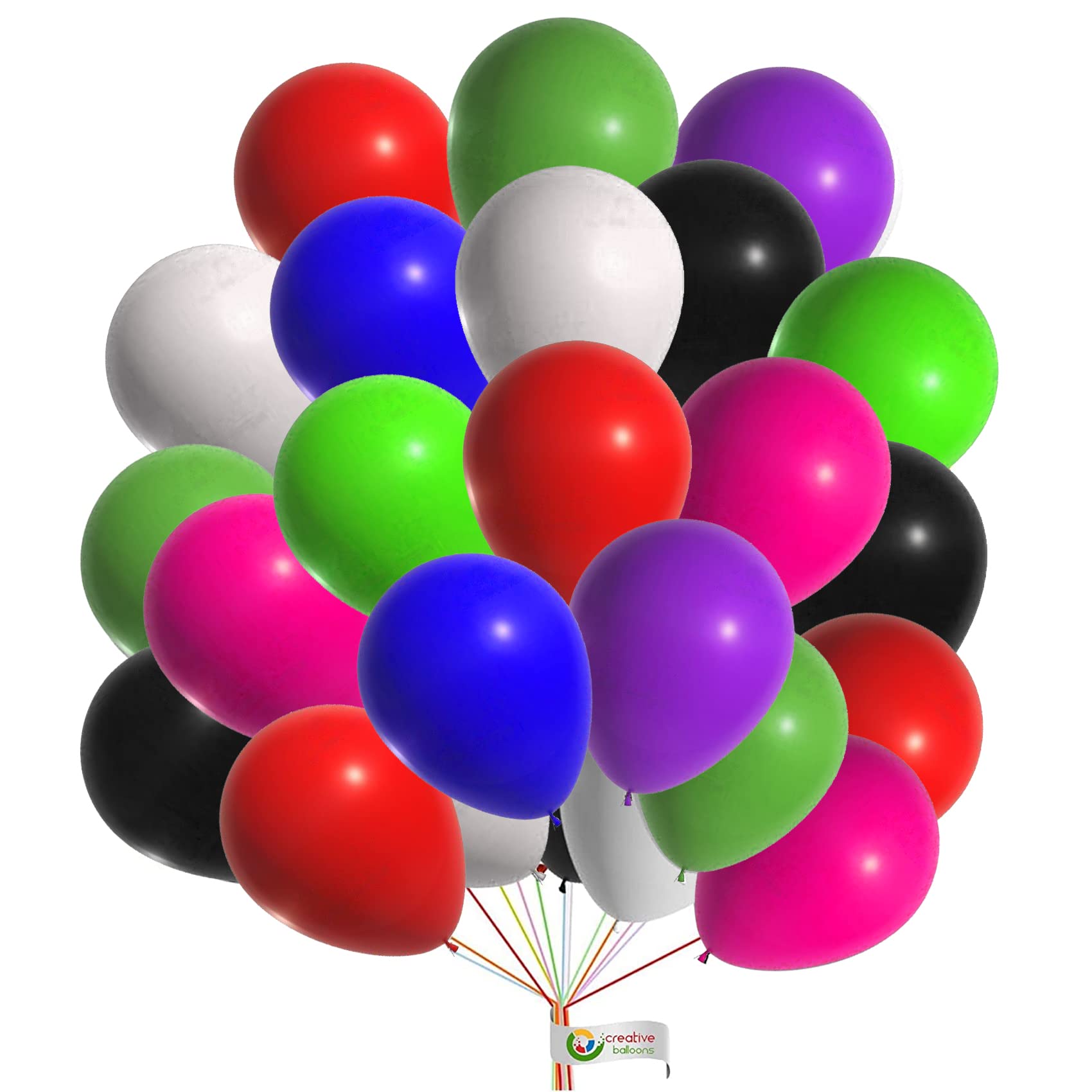 5 inch Latex Balloons Premium Quality Birthday Wedding Party Balloon Anniversary Decorations Romantic & Other Décor Themes Mix Colors Pack of 100