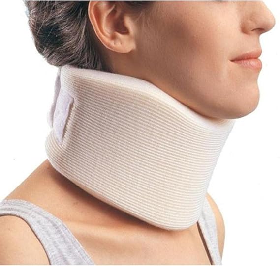 LA Halskrause, weich, Schaum mit Baumwolle und Stockinette