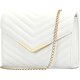 KKXIU Women Formal Vegan Leather Evening Envelope Clutch Purses and Handbags for Party Wedding Prom Bridal