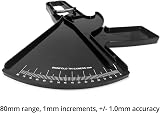 QWORK Skinfold Caliper 0-80mm Body Fat Measuring Tool Slim Guide view 2