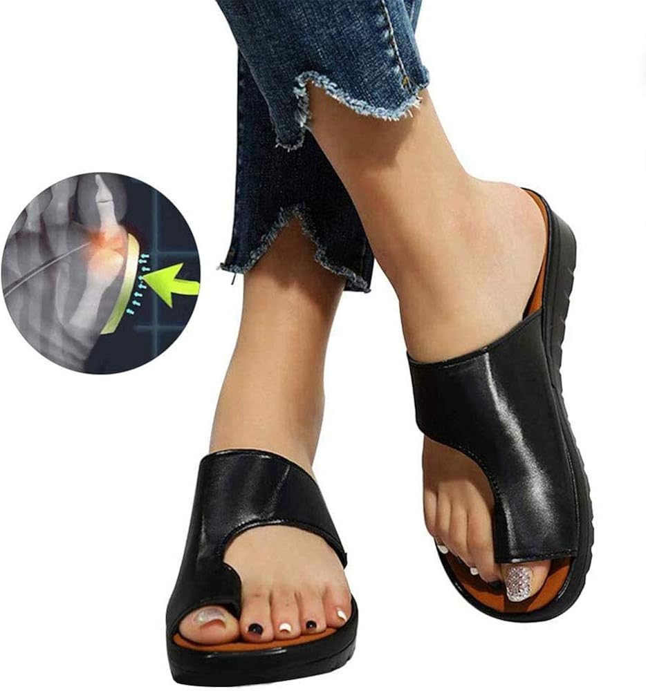 Women Comfy Platform Sandal Orthopedic Bunion Sandals Open Toe Roman