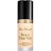 Too Faced Born This Way Natural Finish Longwear Liquid Foundation | Medium-To-Full Coverage | Hydrating + Oil Free