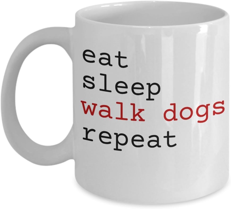 dog walker mug