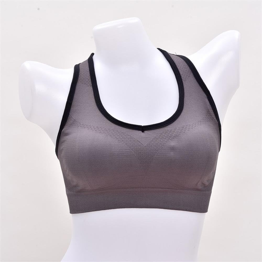 Daeou Sports bra shockproof running underwear women without rims yoga vest gathers no mark bra