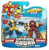 Marvel Superhero Squad Series 19 Mini 3 Inch Figure 2Pack Wolverine Juggernaut
