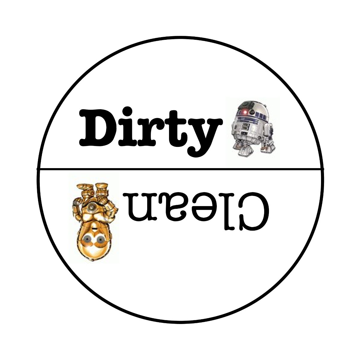 Best star wars dishwasher magnet clean dirty