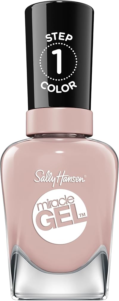 Sally Hansen Miracle Gel Shock & Mauve Nail Polish 14.7ml No Light