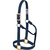 Weaver Leather Original Non-Adjustable Nylon Horse Halter, Small, Navy