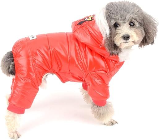 waterproof dog snowsuit