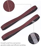 STEBrUAM Sanding Belts 25 x 762 mm 15 Pack 80/120/150/240/400 Grits view 3