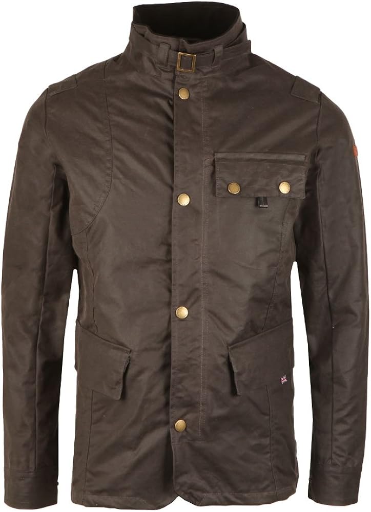 Peregrine - Bexley Wax Jacket, Gunmetal: Amazon.co.uk: Clothing