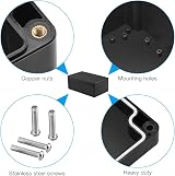 Therpin ABS Project Junction Box Enclosure Waterproof IP65 Black 200x120x75mm view 6