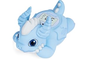 JARMAPOZ Baby Baby Bath Thermometer - Water Thermometer for Infant Safety - Quick Read Floating Bath Toy in Fahrenheit & Cels