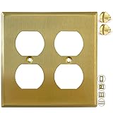 Rio Salto BRASS Modern Linear Metal Gold Duplex